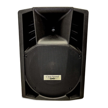 Clear Sound 12" Powered Active PA Speaker with MP3 Player