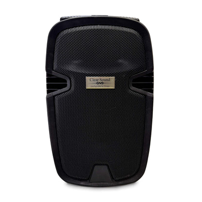 Rolling Battery Powered Portable PA Sound Systems with Wireless Mic & Remote