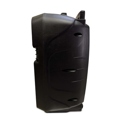 Rolling Battery Powered Portable PA Sound Systems with Wireless Mic & Remote