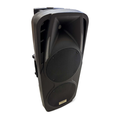 Dual 10" Battery Powered Portable PA Sound System