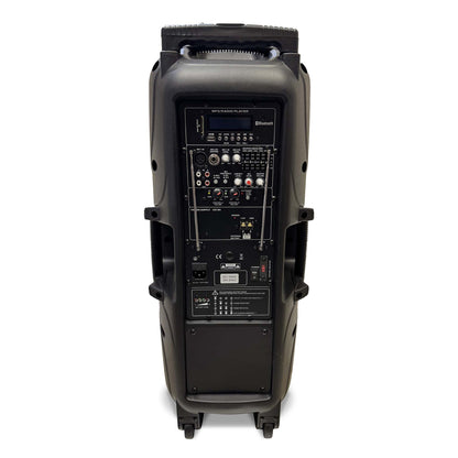 Dual 10" Battery Powered Portable PA Sound System