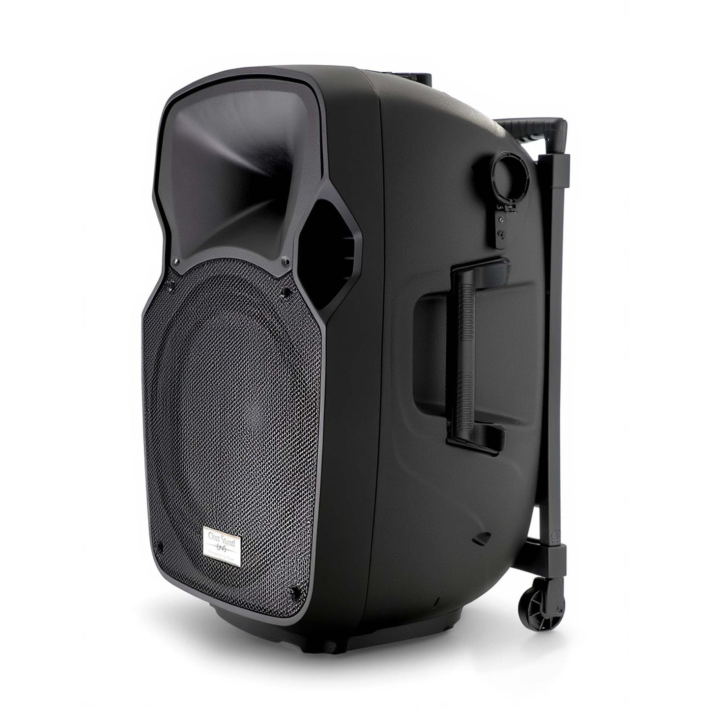 Rolling Battery Powered Portable PA Sound Systems with Wireless Mic & Remote