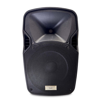 Rolling Battery Powered Portable PA Sound Systems with Wireless Mic & Remote