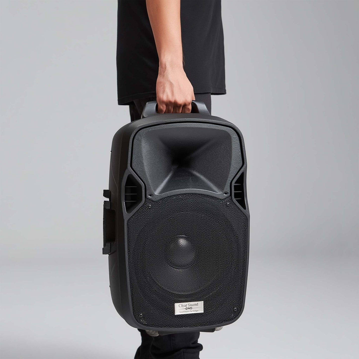 Rolling Battery Powered Portable PA Sound Systems with Wireless Mic & Remote