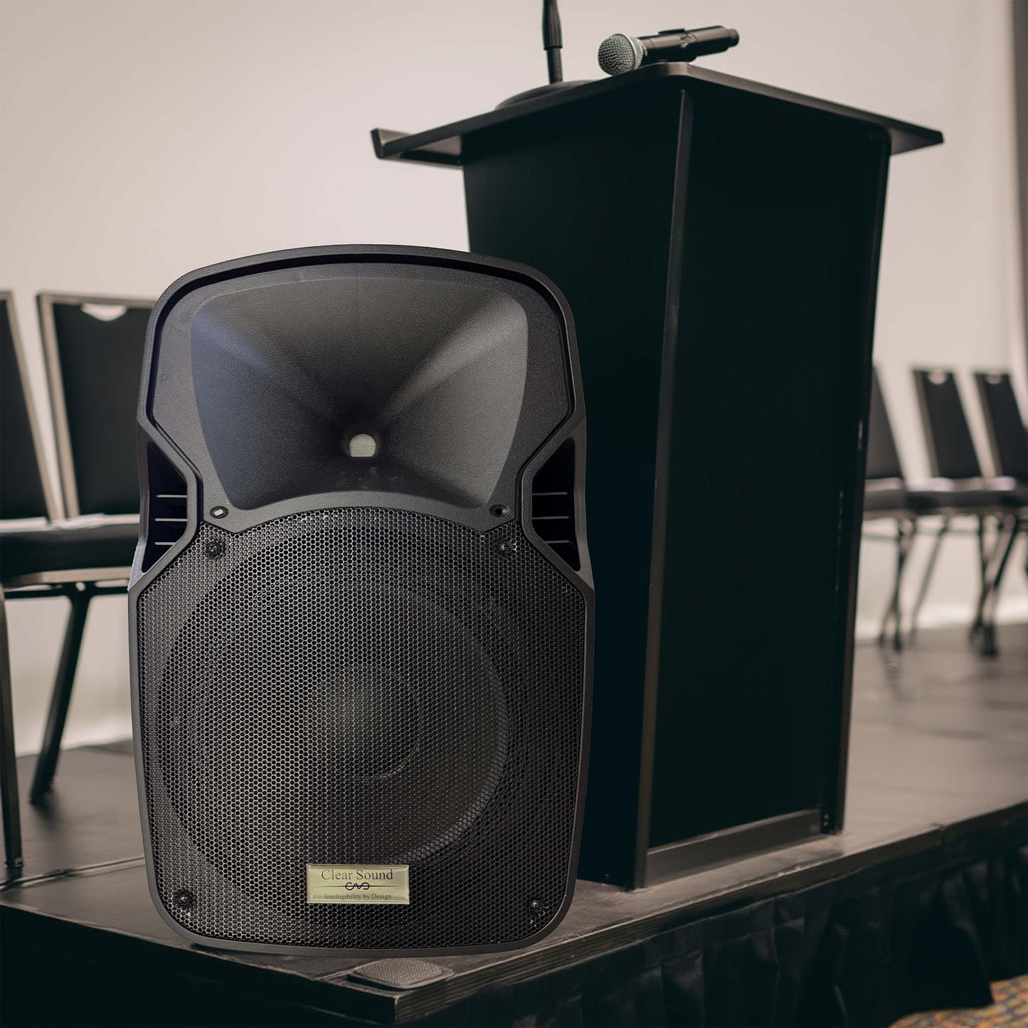Rolling Battery Powered Portable PA Sound Systems with Wireless Mic & Remote