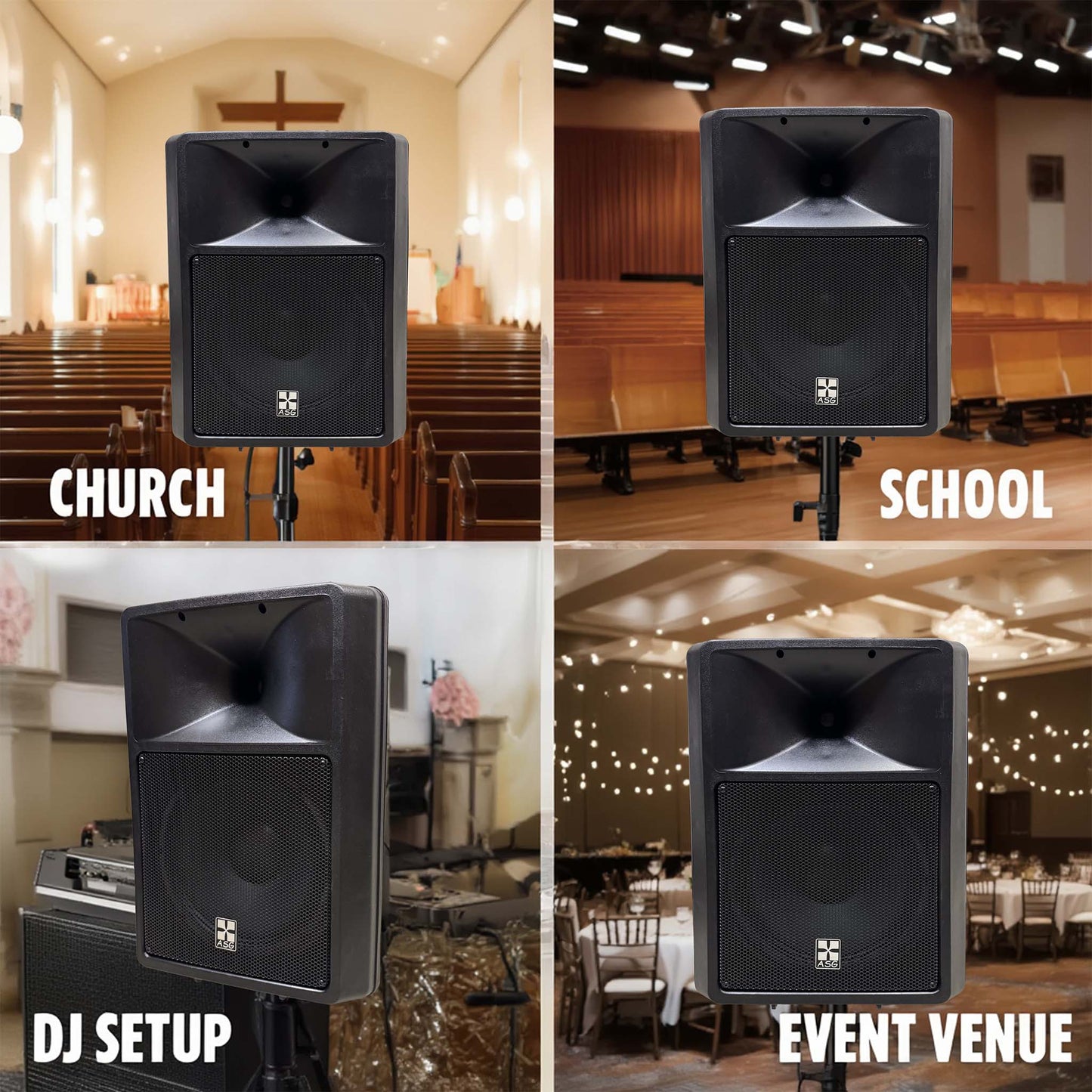 Passive PA Speakers for Professional Audio Systems