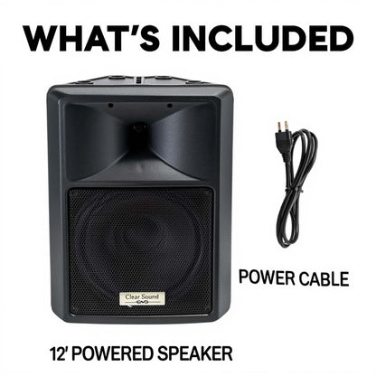 Powered PA Speakers Professional Audio System