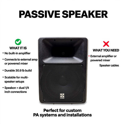 Passive PA Speakers for Professional Audio Systems