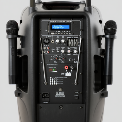 12" Wireless Podium Sound System w/ Dual Microphones & Stand