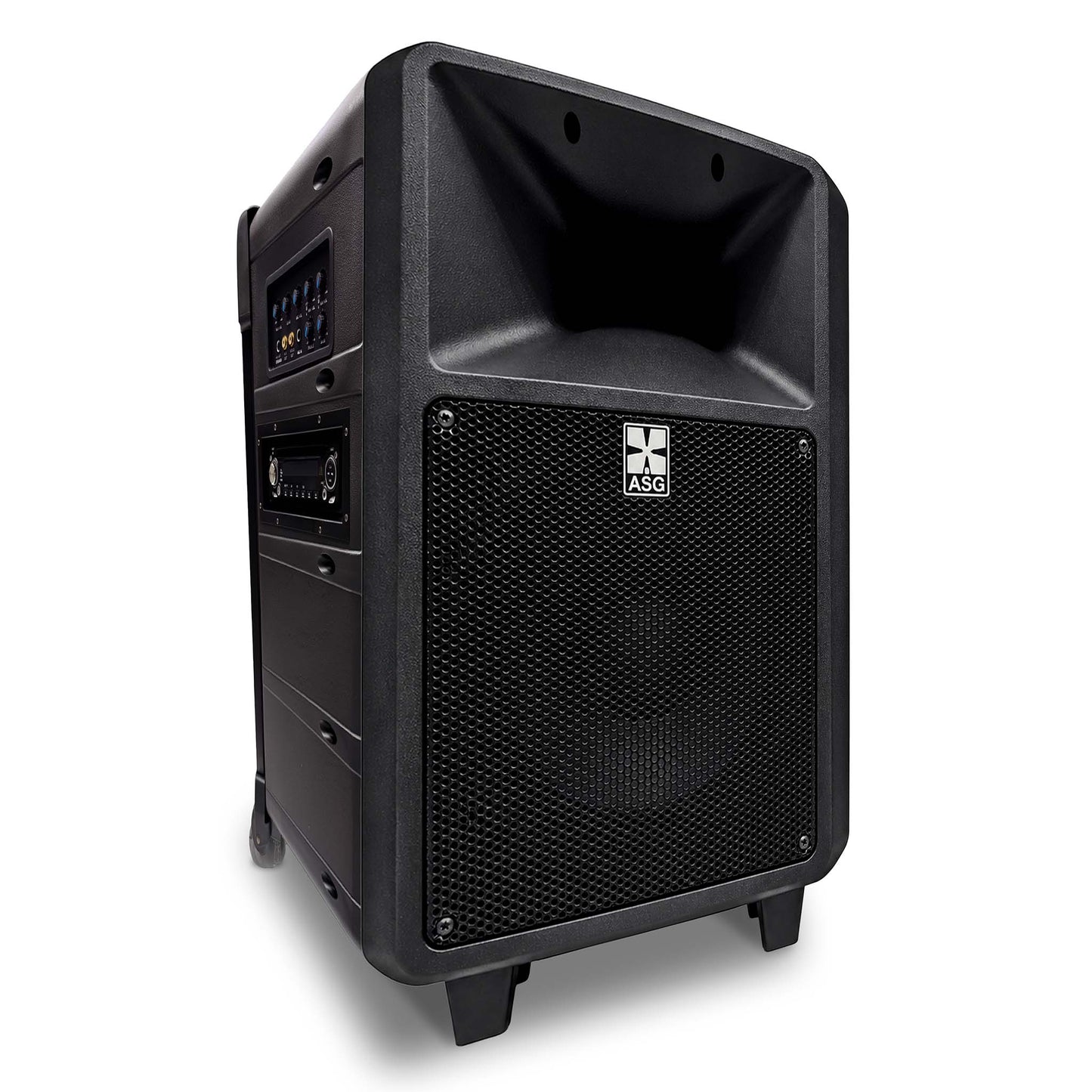 12" Portable PA Sound System with CD Player & Wireless Mics