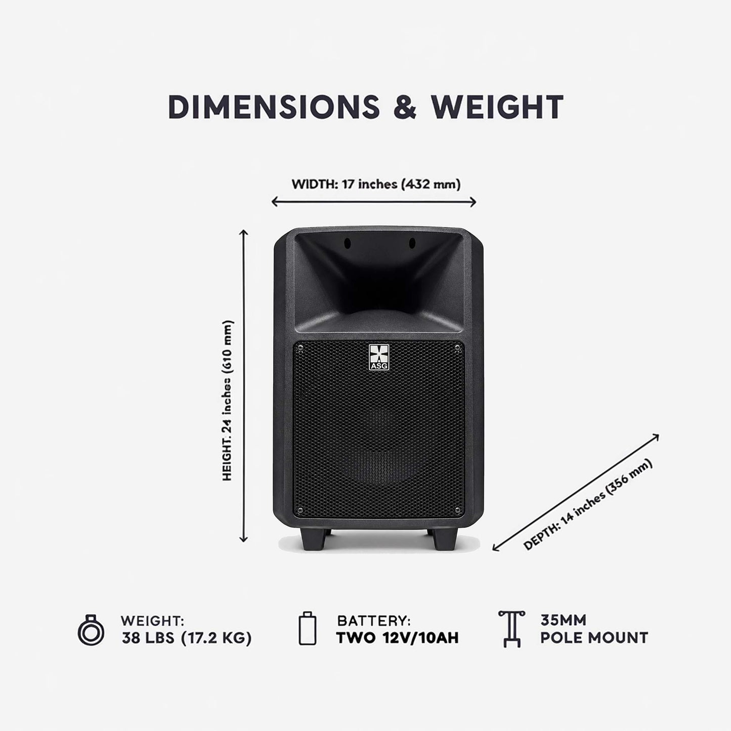 12" Portable PA Sound System with CD Player & Wireless Mics