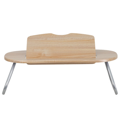 Angle Adjustable Laptop Desk With Natural Top
